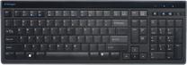 Vadu datora tastatūra Kensington Advance Fit Slim, EN, melna krās.