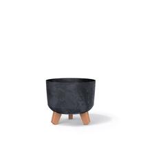 Gėlių vazonas Prosperplast Gracia DGRL400E-422U, plastikinis, Ø 38 cm, pilka sp.
