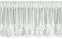 Dienas aizkari Nira, krēmkrāsa, 150 cm x 40 cm