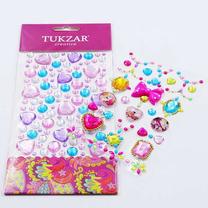 Наклейка Edu Fun Toys Crystals 15213, многоцветный