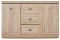 Komoda Oregon KOM2D3S, ąžuolo sp., 87.5 cm x 43.5 cm x 136.5 cm