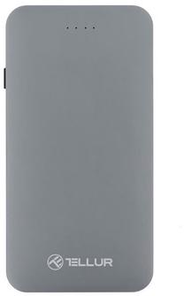 Lādētājs-akumulators (Power bank) Tellur, 5000 mAh, pelēka krās.