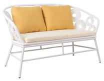 Lauko sofa Home4you Rondo, balta sp.
