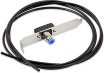 Įrankis Aqua Computer slot cover with filling port for LEAKSHIELD, juoda sp.