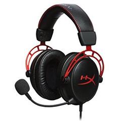 Laidinės žaidimų ausinės HyperX Cloud Alpha 4P5L1AM#ABB, juoda sp./raudona sp.