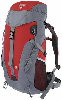 Turistinė kuprinė Bestway, raudona sp./pilka sp., 45 l
