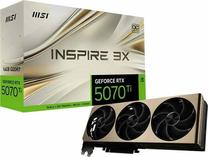 Vaizdo plokštė MSI GeForce RTX 5070 Ti Inspire 3X OC Plus, 16 GB, GDDR7