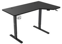 Arvutimängulaud reguleeritava kõrgusega Huzaro Hero 9.0 Electric, 140 cm x 60 cm, 72 - 120 cm, must v.