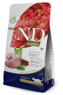 Sausā kaķu barība Farmina N&D Quinoa Digestion Lamb & Fennel, jēra gaļa, 1.5 kg