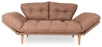 Sofa-lova Hanah Home 3-Seat Nina Daybed GR102, šviesiai ruda sp., 120 x 60 cm x 40 cm