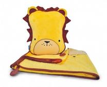 Ceļojumu spilvens, bērnišķīgi Trunki Leeroy, dzeltena krās., 2 gab.