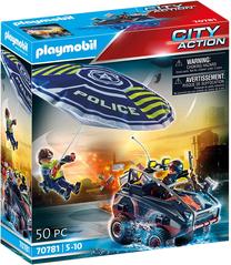Конструктор Playmobil City Action Police Parachute Amphibious Vehicle Pursuit 70781, 50 шт.