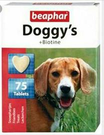 Vitaminai šunims Beaphar Doggy's Biotine, 75 vnt.