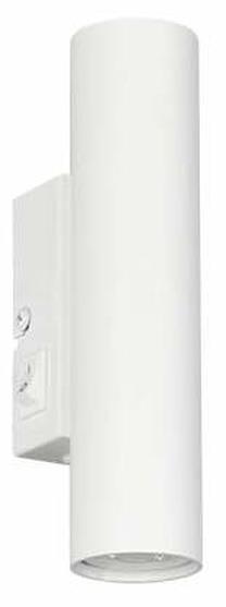 Valgusti seinale Reality Taryn, GU10, 2 x 5 W, valge v. / valge v.