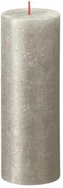 Свеча, цилиндрическая Bolsius Shimmer, 85 час, коричневатый цв.