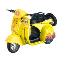 Žaislinis motociklas Scooter With Lights And Sounds Efects, geltona sp.
