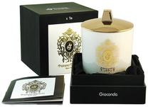 Svece, aromātiskā Tiziana Terenzi Delox, 45 h, 170 g, zelta krās./balta krās.
