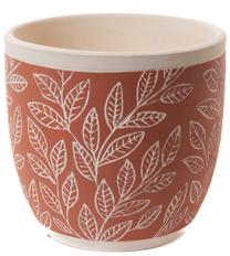 Puķu pods Amadeus Terracotta 160798, māls, 14 cm x 14 cm, Ø 14 cm, brūna krās.