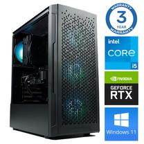 Stacionarus kompiuteris Intop, atnaujintas Intel Core i5-12400F, 250 GB, DDR4 32 GB, SSD 250 GB, Nvidia GeForce RTX3050 6 GB GDDR6, Windows 11 Pro