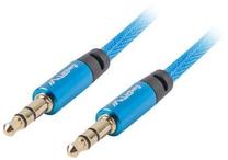 Vads Lanberg Premium Audio Mini Jack 3.5 mm, 3.5 mm, 3 m, zila krās.