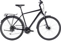 Velosipēds tūristu Cube Touring EXC, 28 ", 23" rāmis, melna krās./pelēka krās.