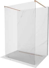 Dušas siena Mexen Kioto Walk-in, 180 cm x 200 cm, brushed copper krās./rūdītais
