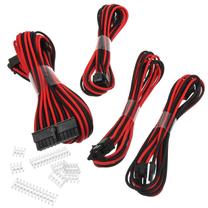 Vads Phanteks Extension Cable Set, 0.5 m, melna krās./sarkana krās.