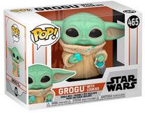 Rotaļlietu figūriņa Funko Pop! Star Wars The Mandalorian Grogu With Cookies 465, 9 cm, daudzkrāsaina
