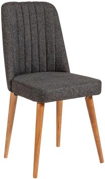 Valgomojo kėdė Kalune Design Stormi 1053 - A 869VEL5199, matinė, antracito sp./pušies sp, 49 cm x 47 cm x 90 cm