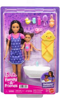 Кукла с аксессуарами Mattel Barbie Family & Friends Skipper Babysitters JJB43, 29 см, многоцветный