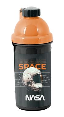 Ūdens pudele Paso NASA PP24SC-3021, melna krās./oranža krās., plastmasa, 0.55 l