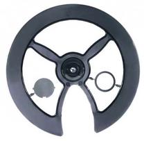 Dviračio žvaigždės apsauga Simpla 42/44T, 190 mm, plastikas, juoda sp.