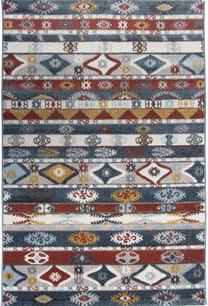 Paklājs Conceptum Hypnose FE340, krēmkrāsa/zila krās./sarkana krās., 150 cm x 80 cm