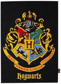 Virtuvinis rankšluostis Harry Potter Hogwarts Crest, juoda sp./geltona sp., 65 cm x 45 cm