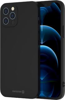 Telefona vāciņš Swissten, melna krās., Apple