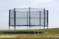 Batutas JumpFIT, 427 cm, su tinklu, su kopėčiomis