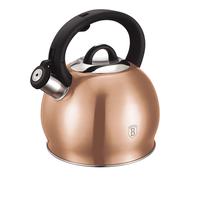 Arbatinukas su švilpuku Berlinger Haus, 3 l, aukso sp.