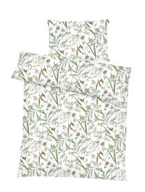 Комплект постельного белья Domoletti 6397A, белый цв./зеленый цв., 50 x 70 cm, 140 x 200 cm, 2 дет.