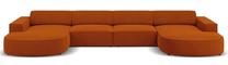 Sofa Micadoni Home Jodie MIC_RU_78_F1_JODIE7, oranžinė sp., 364 x 166 cm x 70 cm