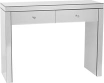 Konsolinis staliukas Shumee Marle, sidabro sp., 100 cm x 35 cm x 77 cm