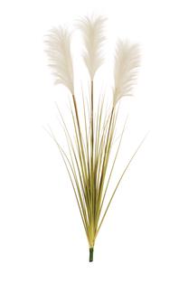 Dirbtinė gėlė, balta sp., 14 cm