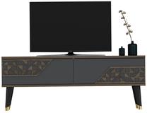 ТВ стол Kalune Design Toronto, антрацитовый цв./ореховый цв., 29.6 см x 120 см x 45.2 см