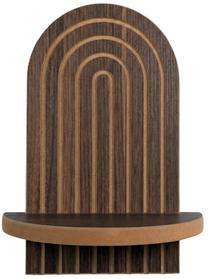 Sieninė lentyna Kalune Design Artmtkwll1, wenge sp., 35 cm x 20 cm x 13 cm