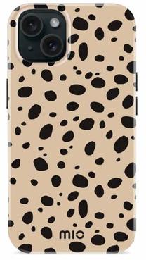 Telefona vāciņš Mio Spots Magsafe Apple iPhone 13/14/15, melns krās./bēša krās.