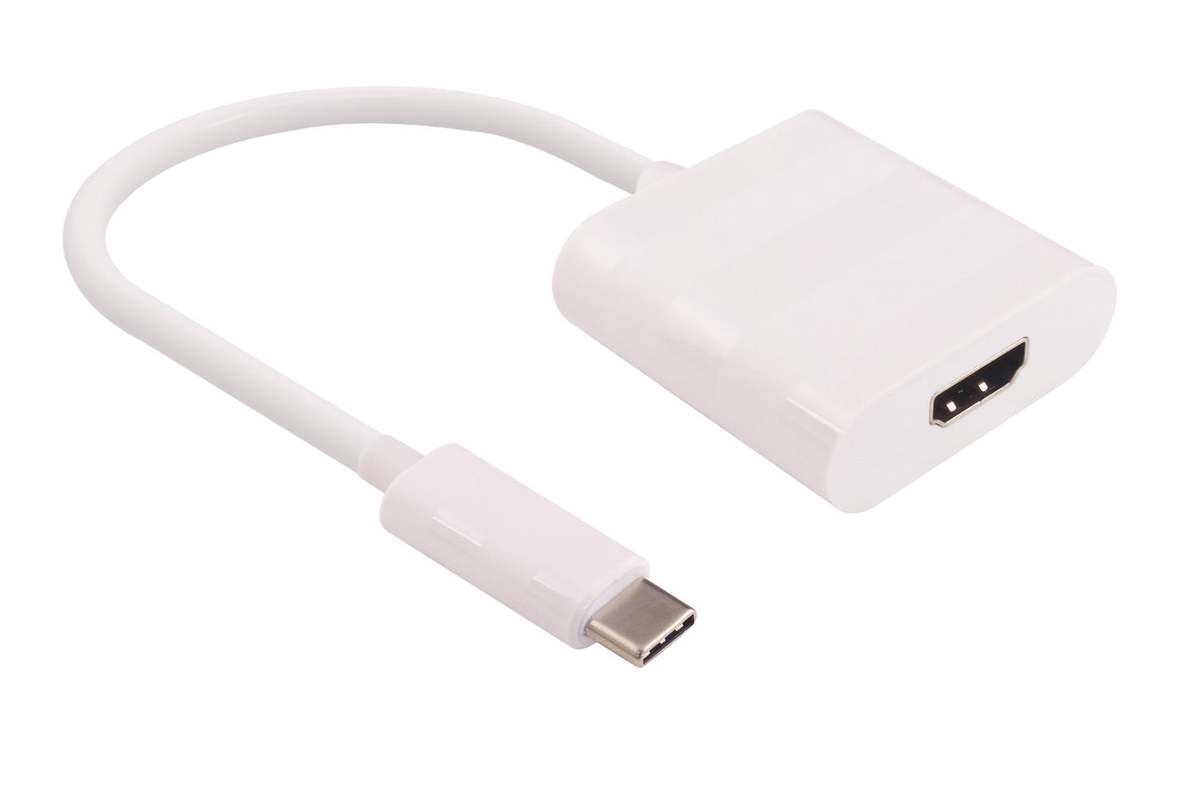 Адаптер MicroConnect USB3.1CHDMIW USB Type-C, HDMI, белый цв. - Ksenukai.lv