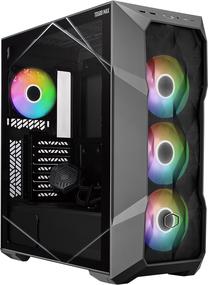Kompiuterio korpusas Cooler Master TD500 MAX, skaidri sp./juoda sp.