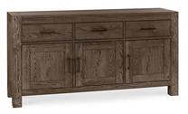 Komoda Home4you Turin, ąžuolo sp., 82 cm x 46.5 cm x 160 cm