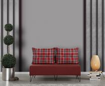 Sofa Hanah Home Roha Çiftli 861LKH1205, raudona sp., 80 x 120 cm x 85 cm