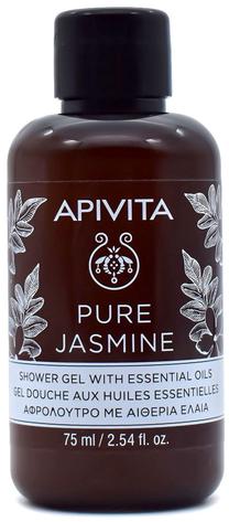 Kūno prausimosi želė Apivita Pure Jasmine, 75 ml