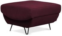 Pufas Silva Velvetmat 25, tamsiai violetinė sp., 67 cm x 67 cm x 42 cm